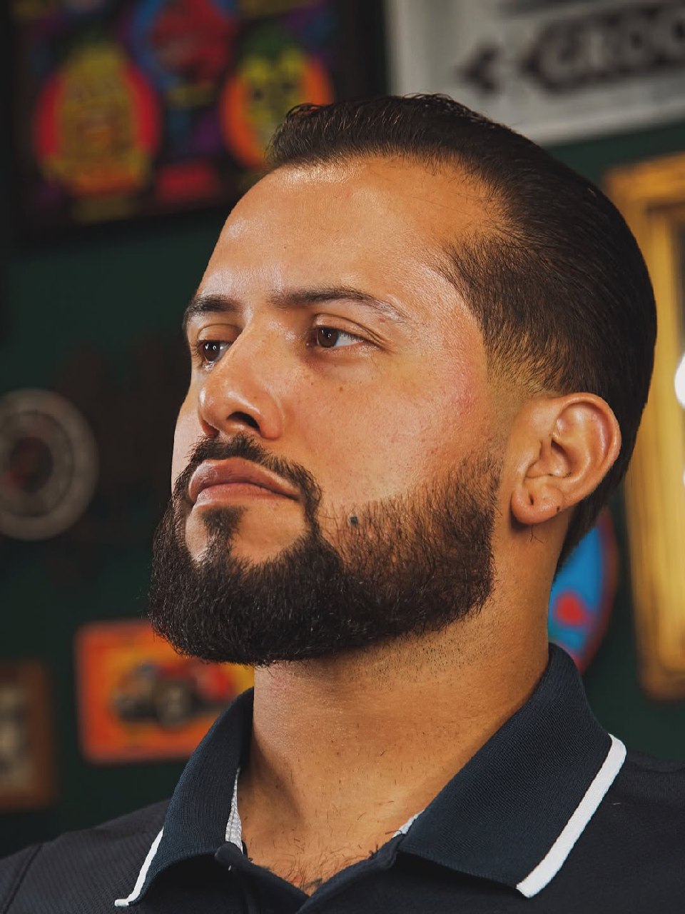 After haircut at Royal Fern Barber Studio